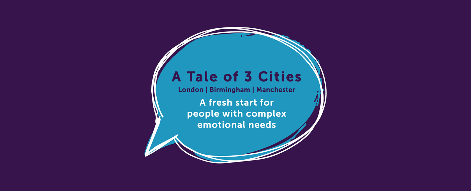 A Tale of 3 Cities. London, Birmingham, Manchester. A fresh start for people with complex emotional needs
