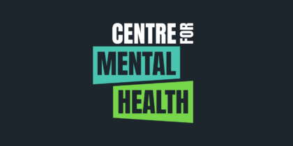 Centre for Mental Health logo on black background